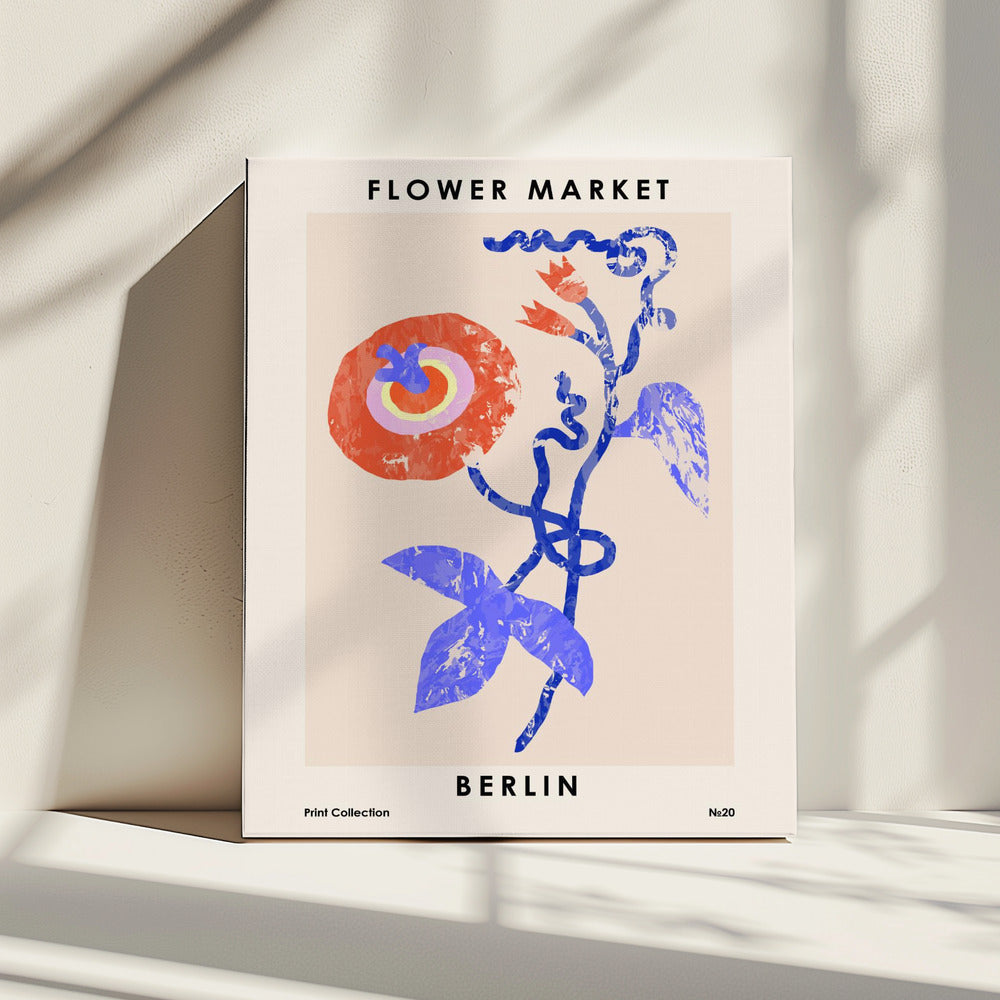 Blumenmarkt. Berlin | Leinwand