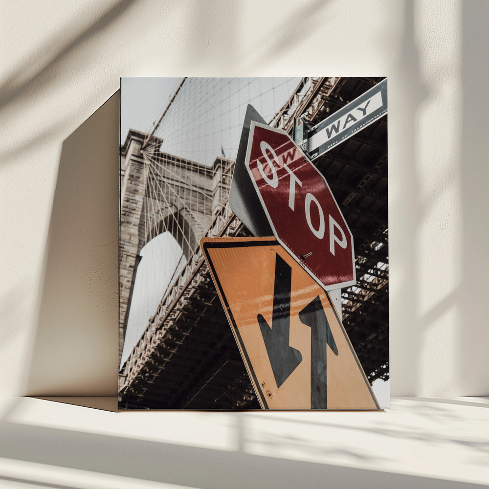 Brooklyn Bridge Haltestelle | Leinwand