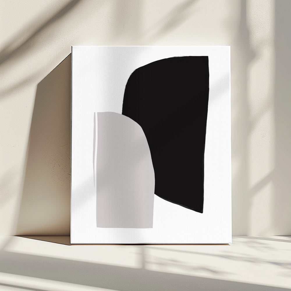 Monochrome Formen | Leinwand