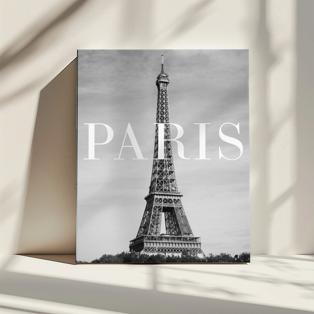 Paris Text 2 | Leinwand