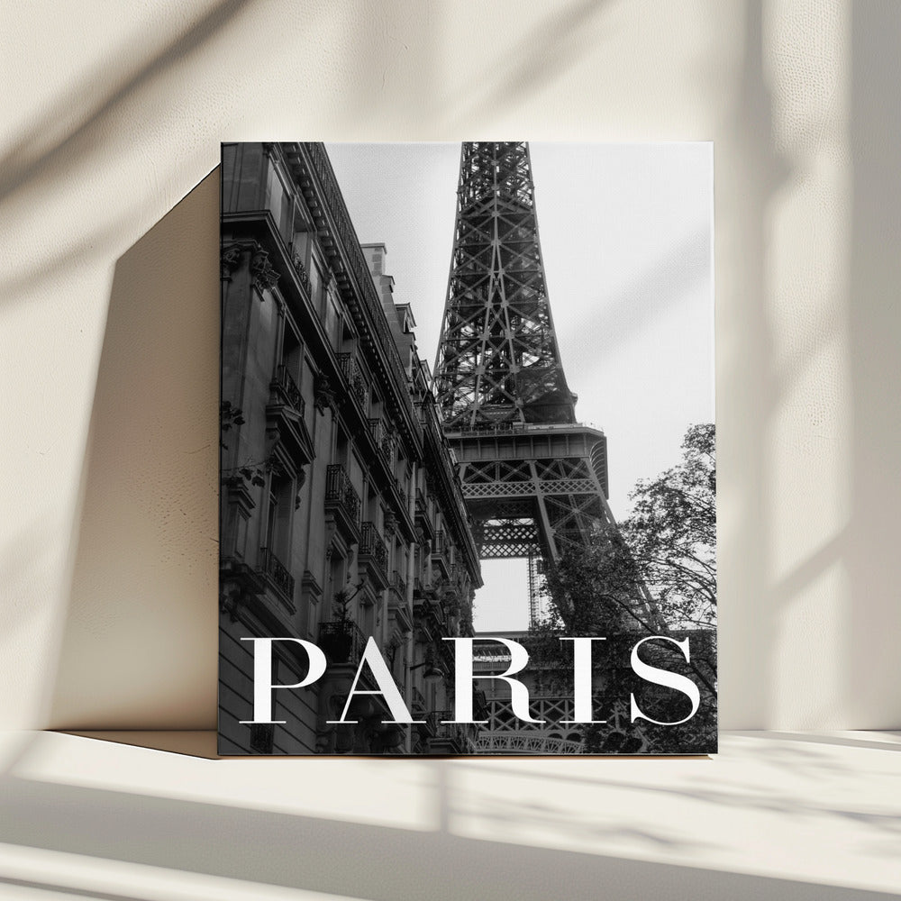 Paris Text 1 | Leinwand
