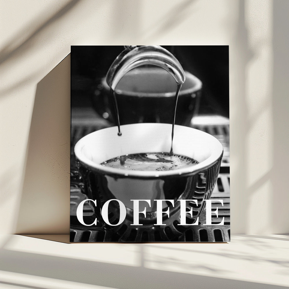 Kaffeetext 2 | Leinwand