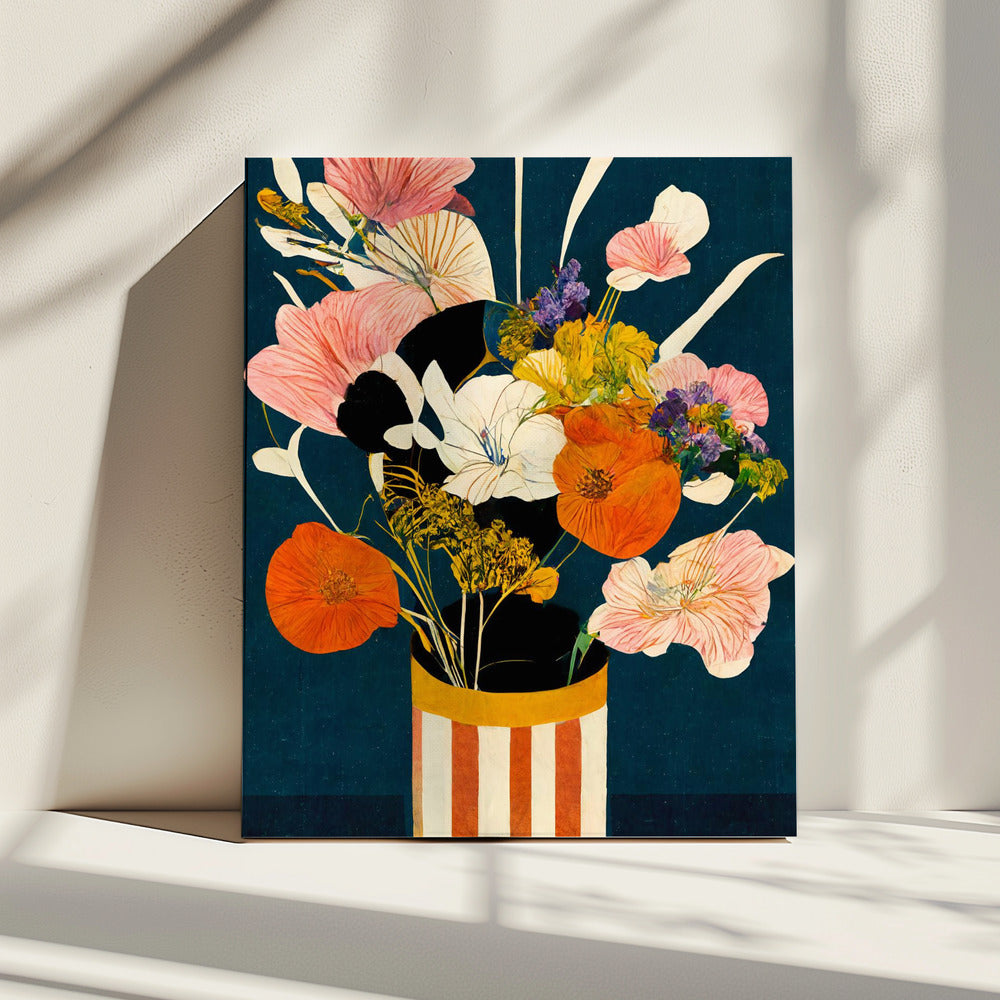 Lebendige Blüten | Leinwand