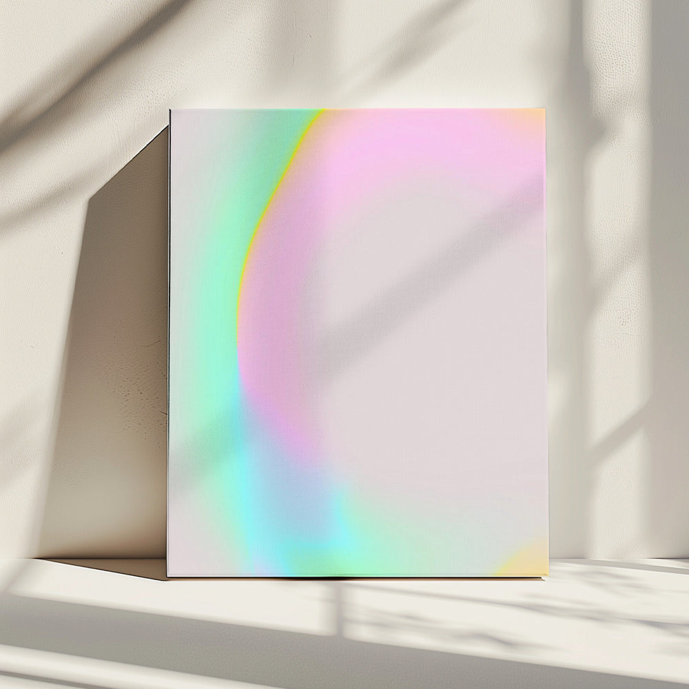 Pastell Glow Curve | Leinwand