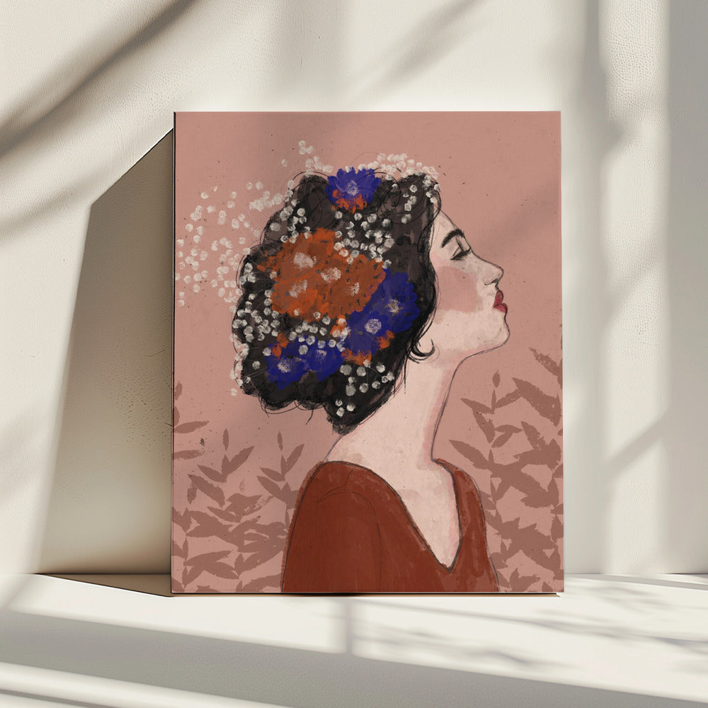 Blüten im Profil | Leinwand