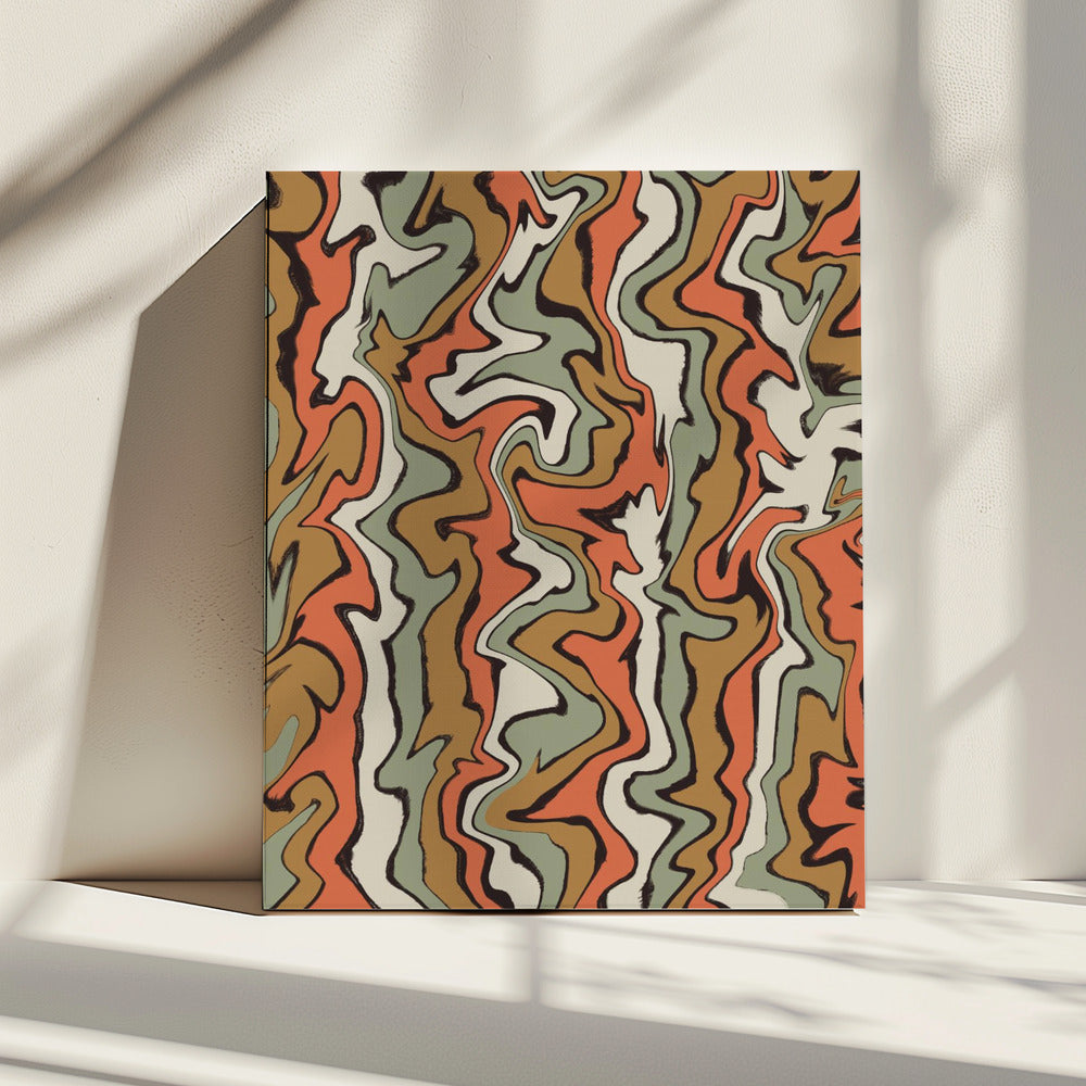 Flowing Earth Tones | Canvas