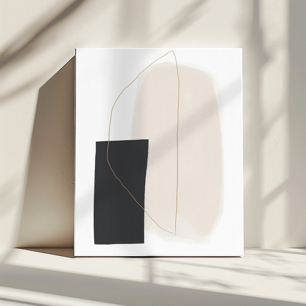 Harmonie im Minimalismus | Leinwand