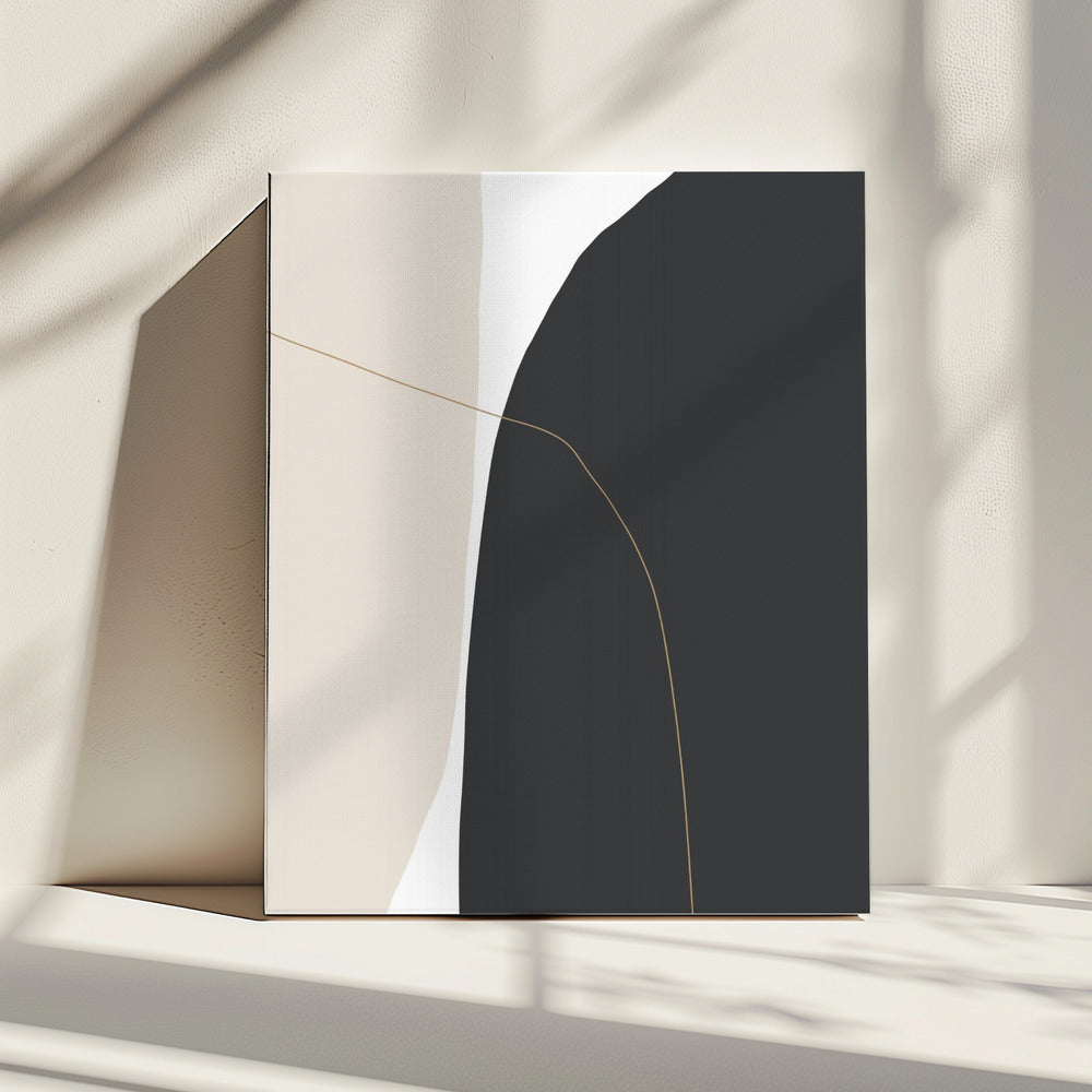 Delicate Curved Shapes | Canvas