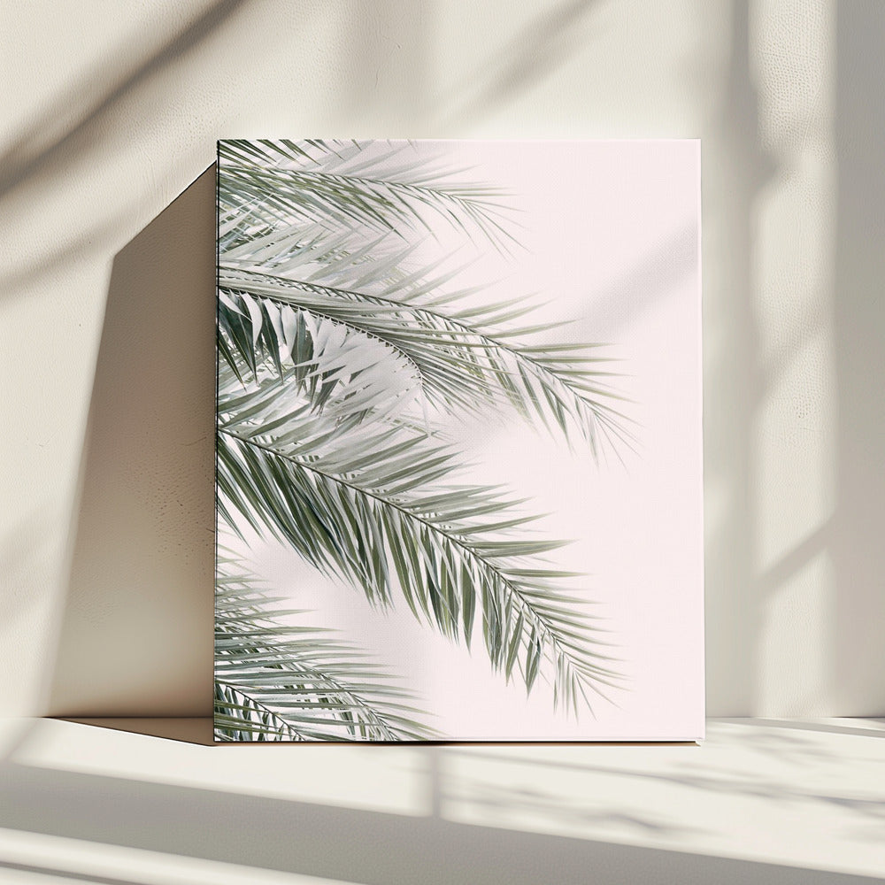 Errötende Palmblätter | Leinwand