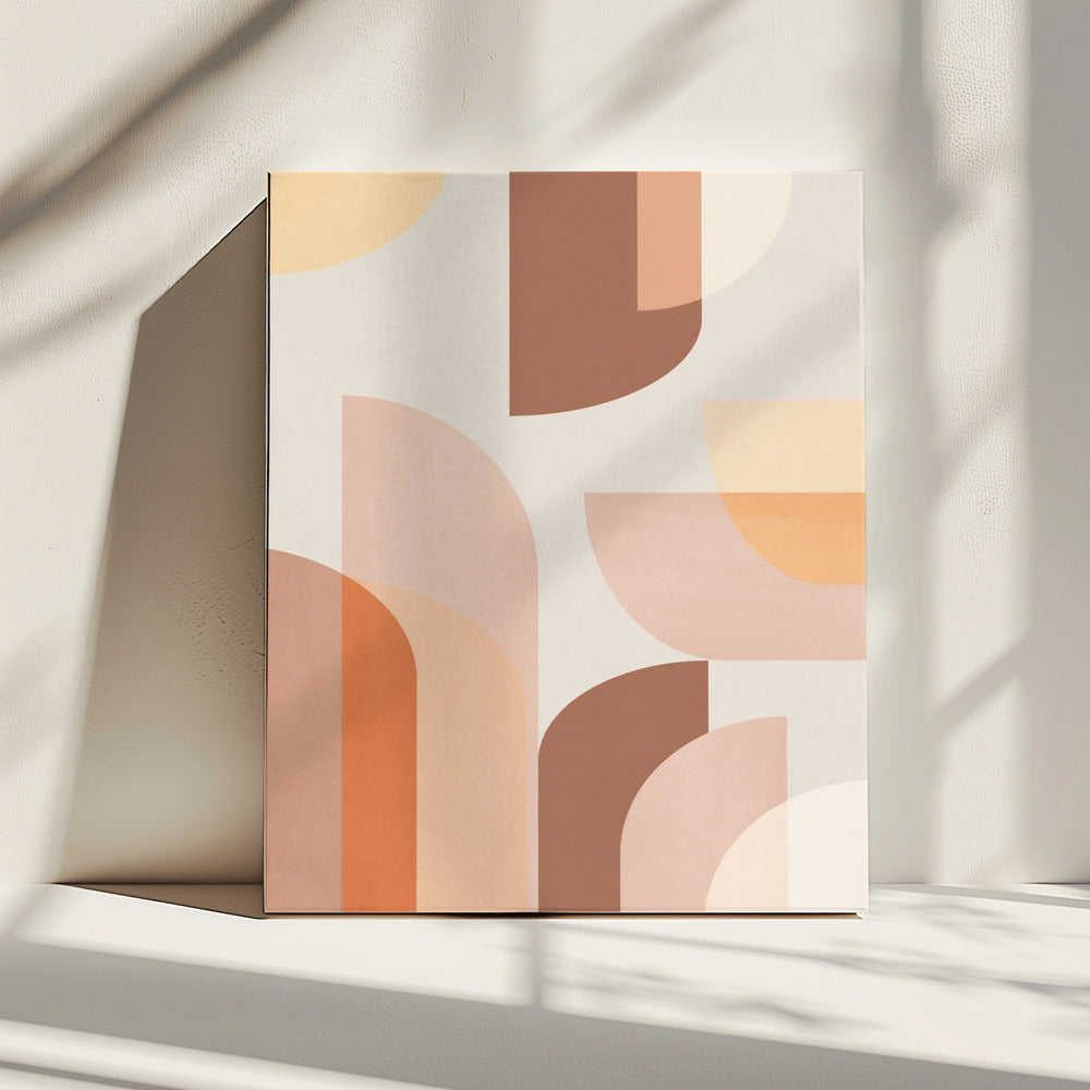 Retro Geometrisch | Leinwand