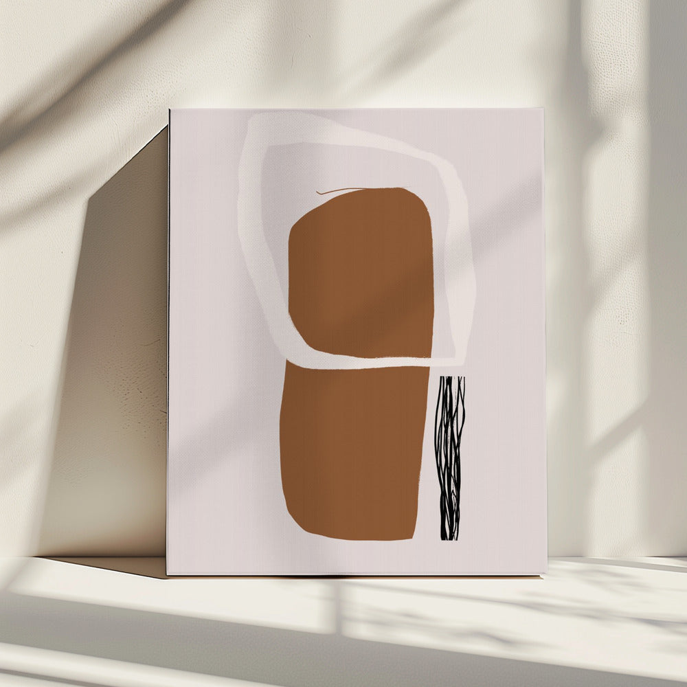 Minimalistische Essenz | Leinwand