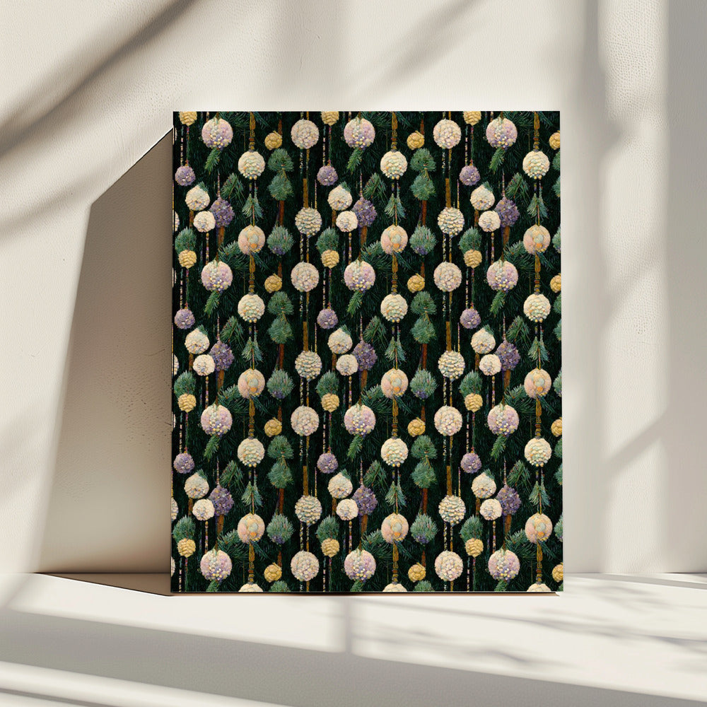 Festive Pine Ornaments | Canvas