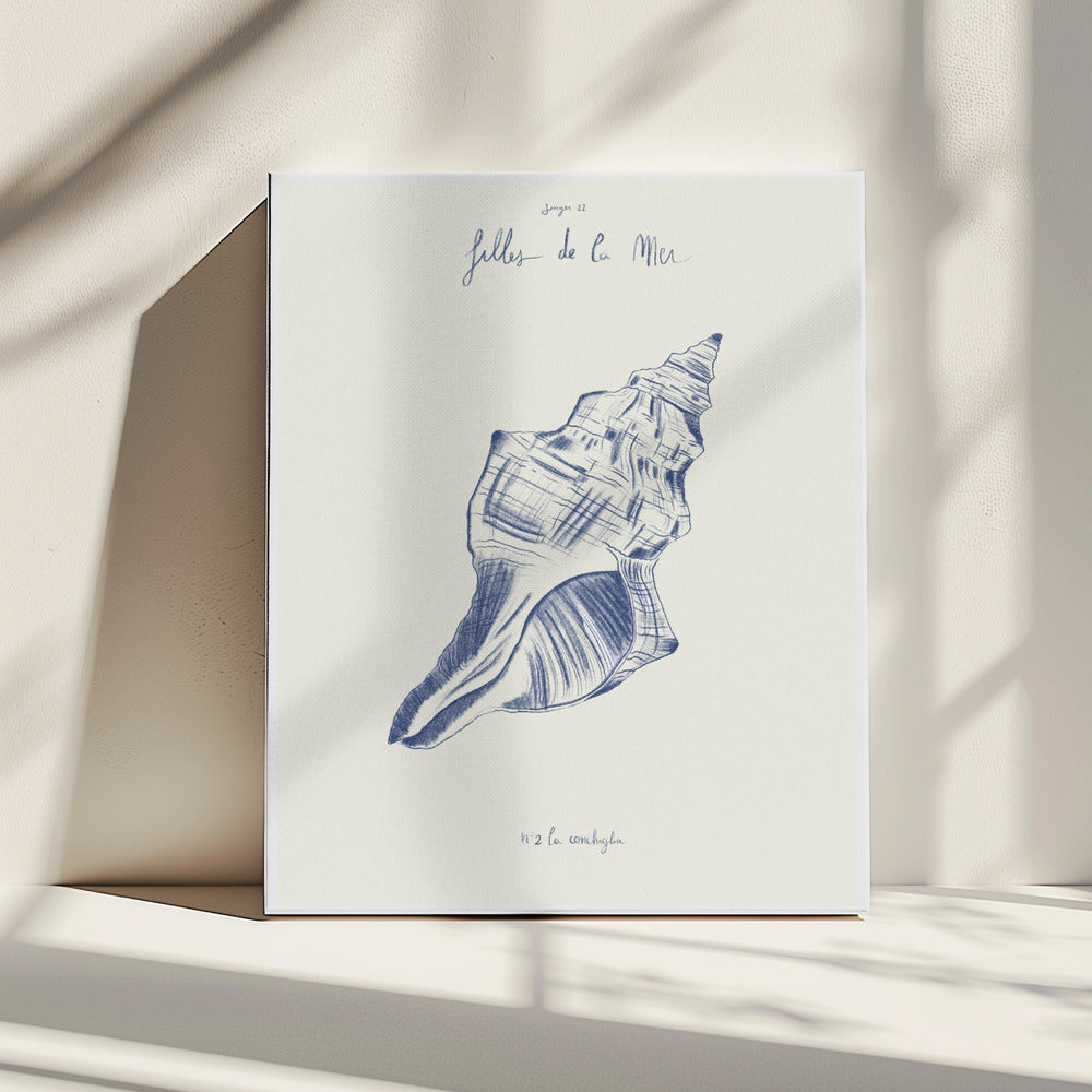 Filles de la mer n.2 - La conchiglia | Leinwand