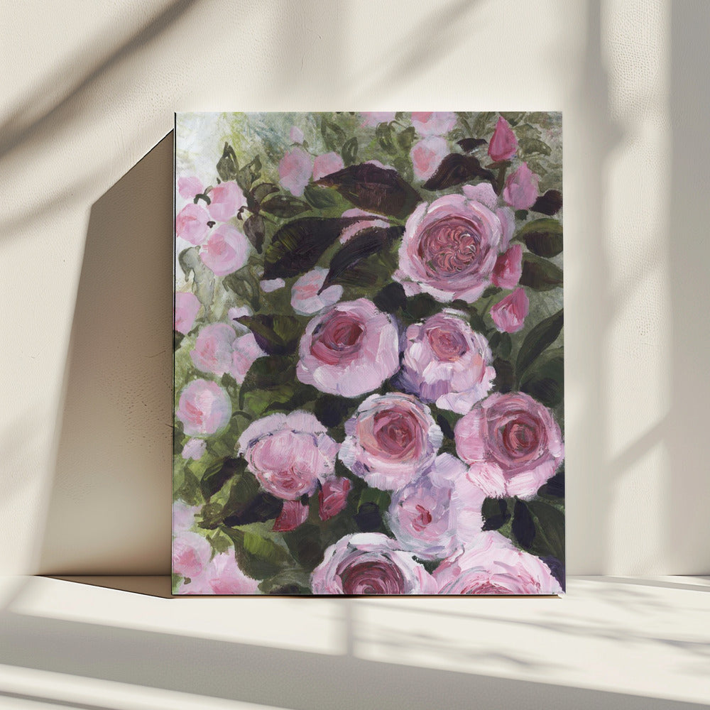 Aurorie malerische Rosen | Leinwand