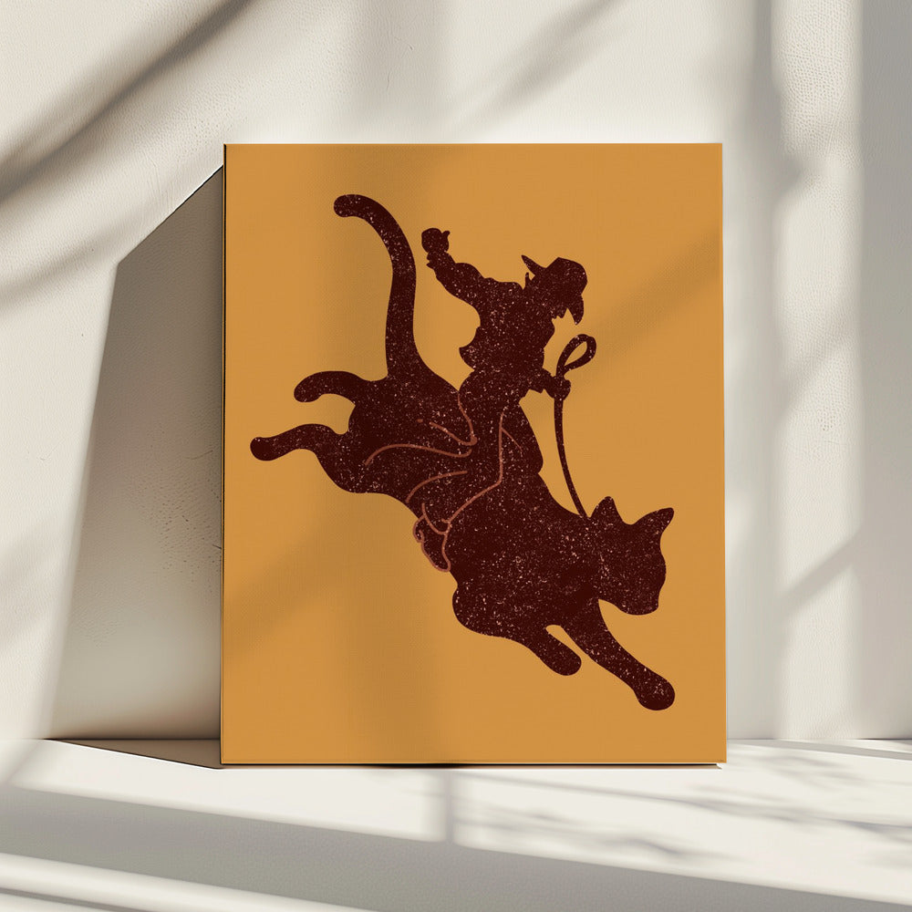 RODEO-KATZE | Leinwand