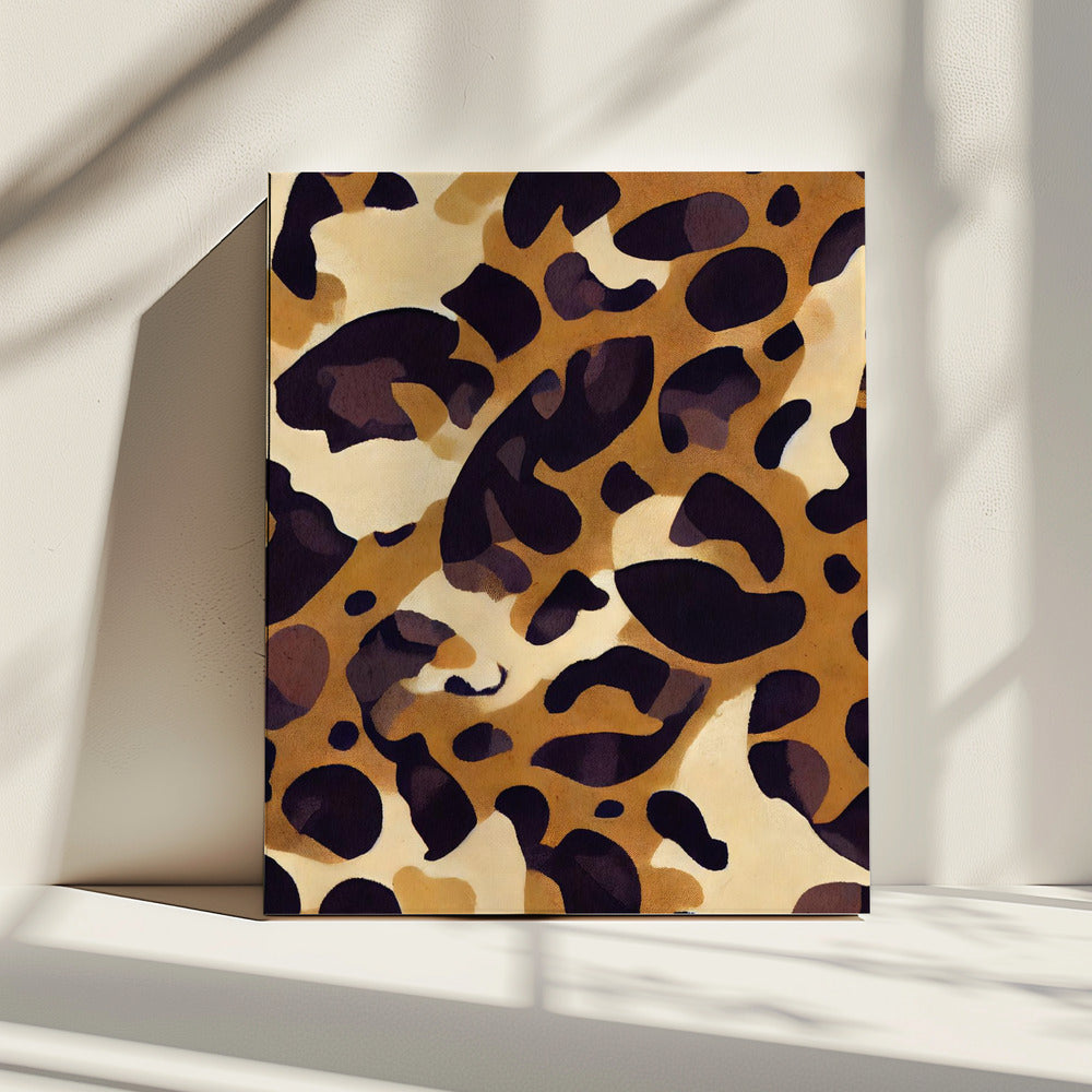 Leopardenträume | Leinwand