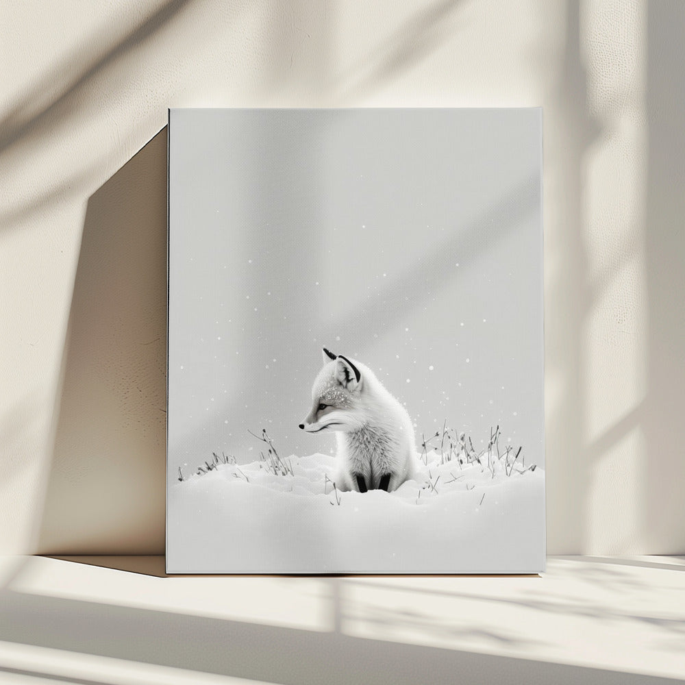 Winter Fox's Gaze | Canvas