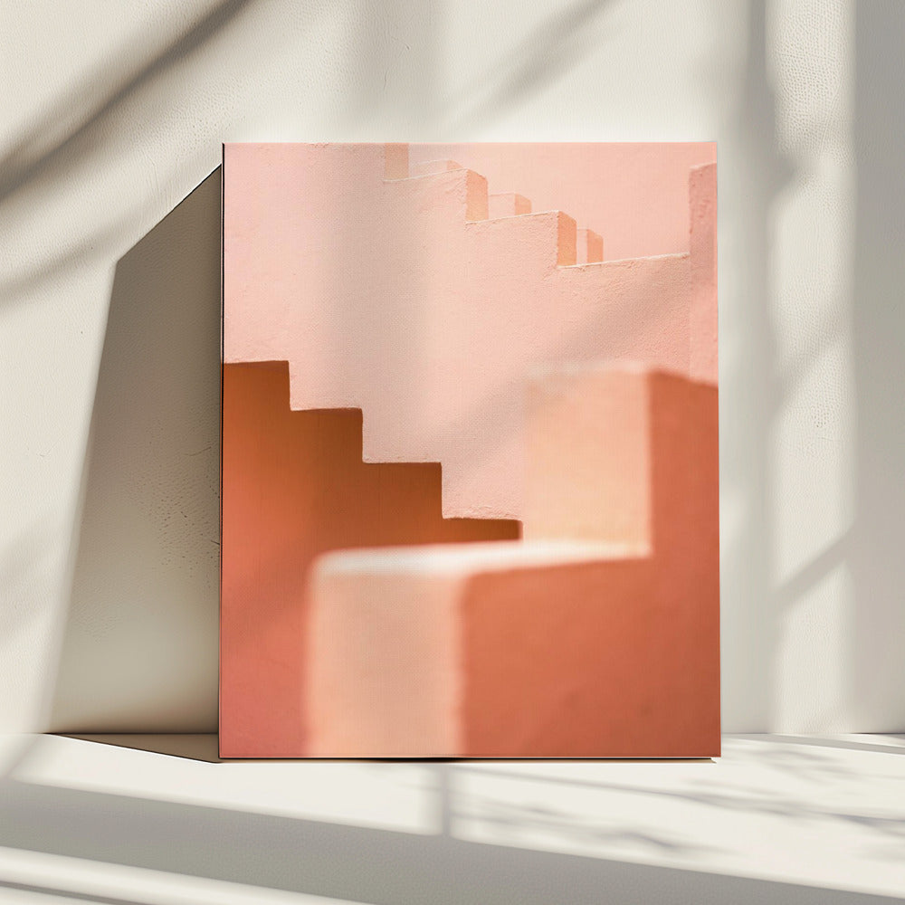 La Muralla Roja Rosa | Leinwand