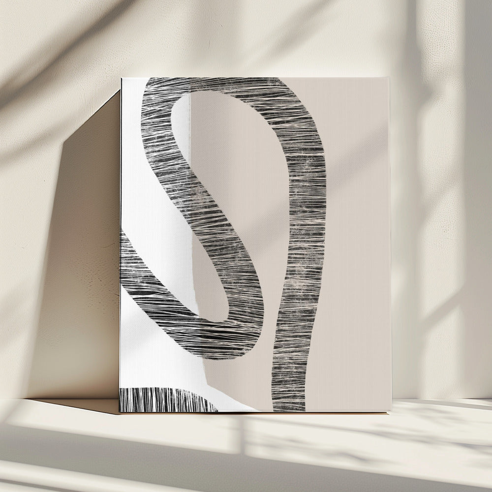 Gebogene Texturen | Leinwand
