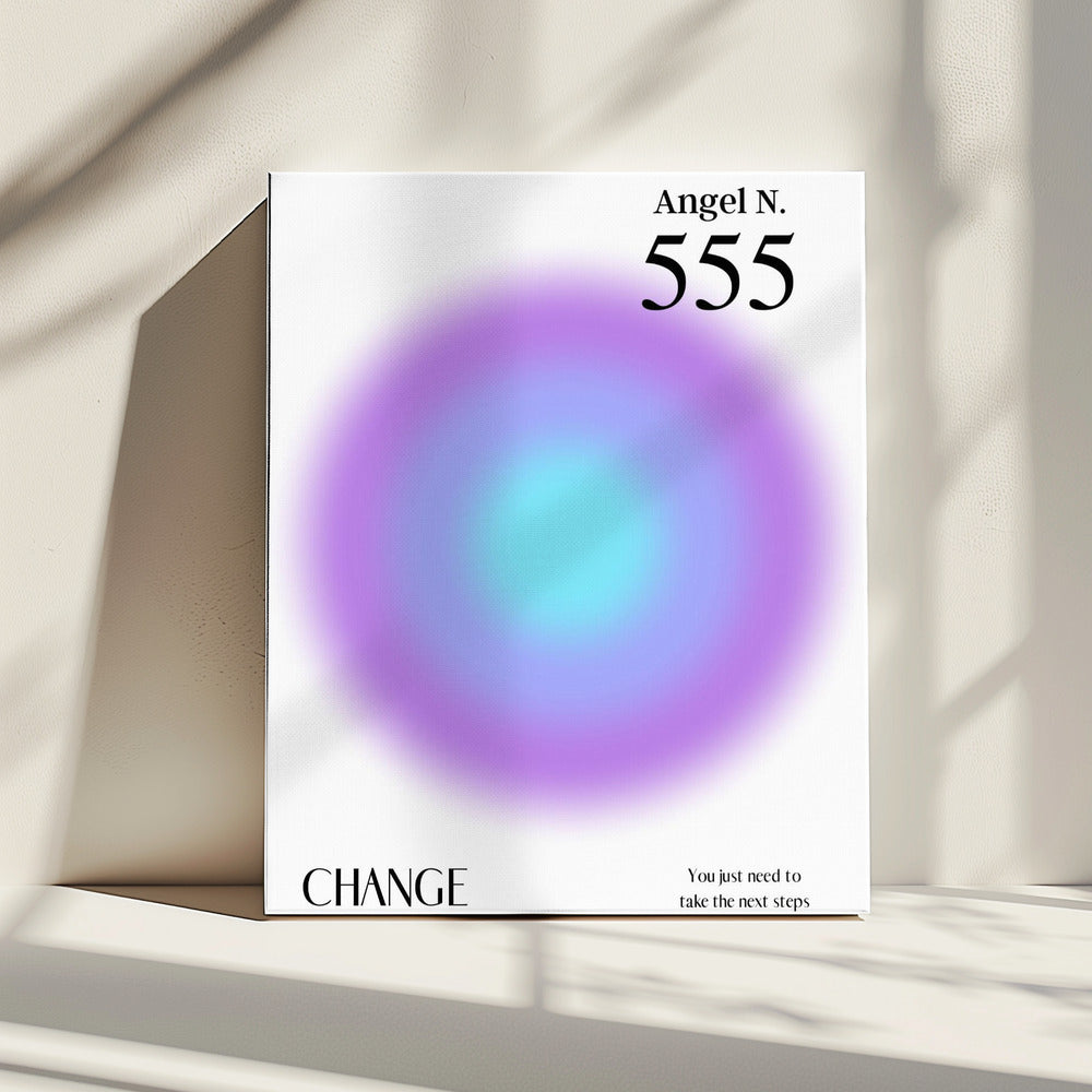 Engel Nummer 555 | Leinwand