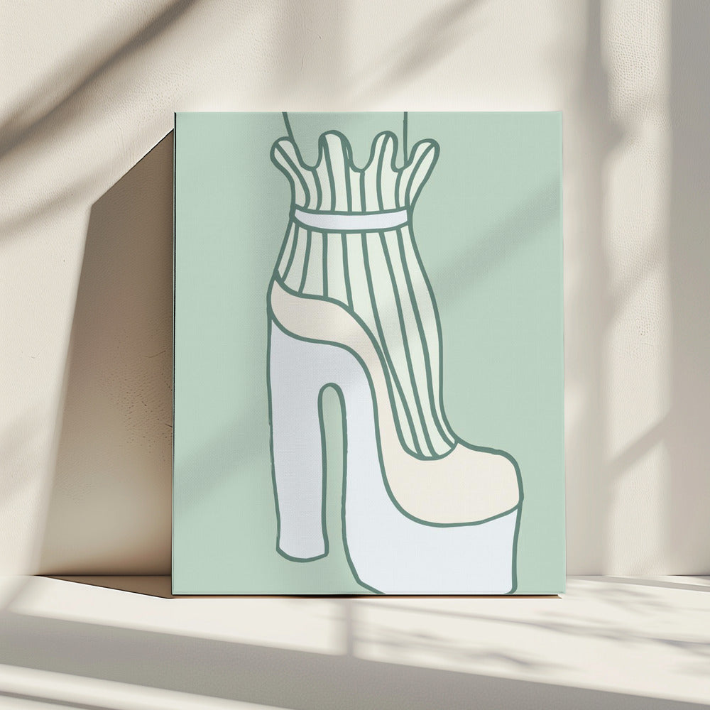 Schuh Grün | Canvas