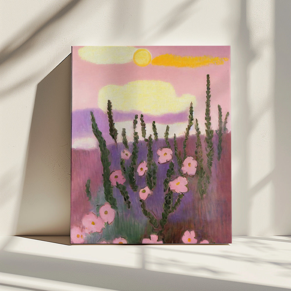Wüstenblüte Sonnenaufgang | Leinwand