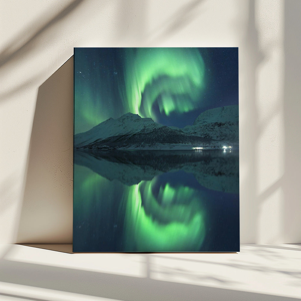 Reflektierende Fee vertikal | Leinwand