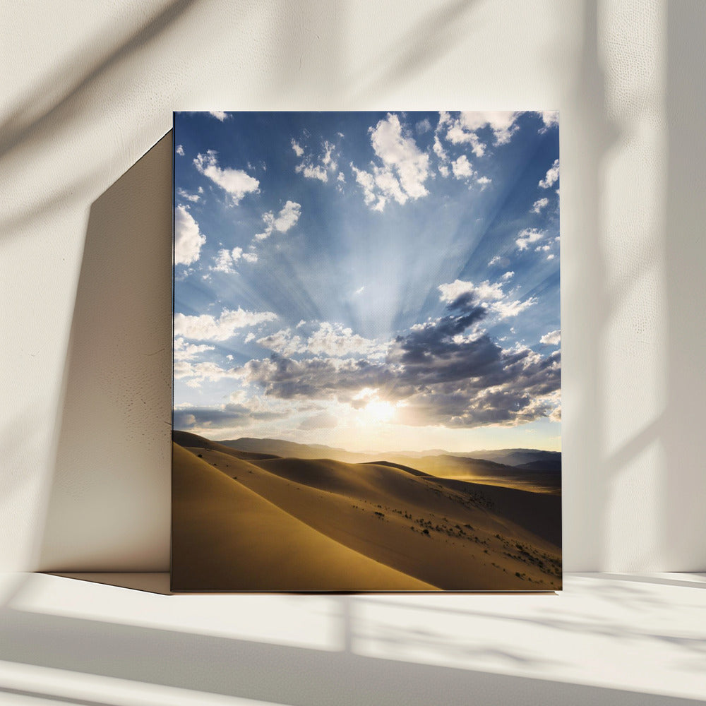 Wüstenstrahlen | Leinwand