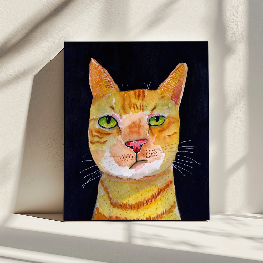 Ingwerkatze | Leinwand