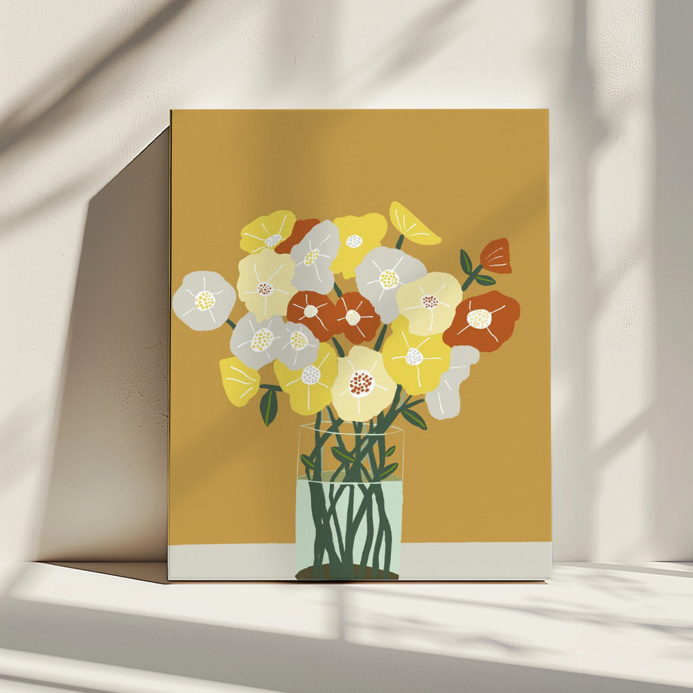 Blumenvase | Leinwand