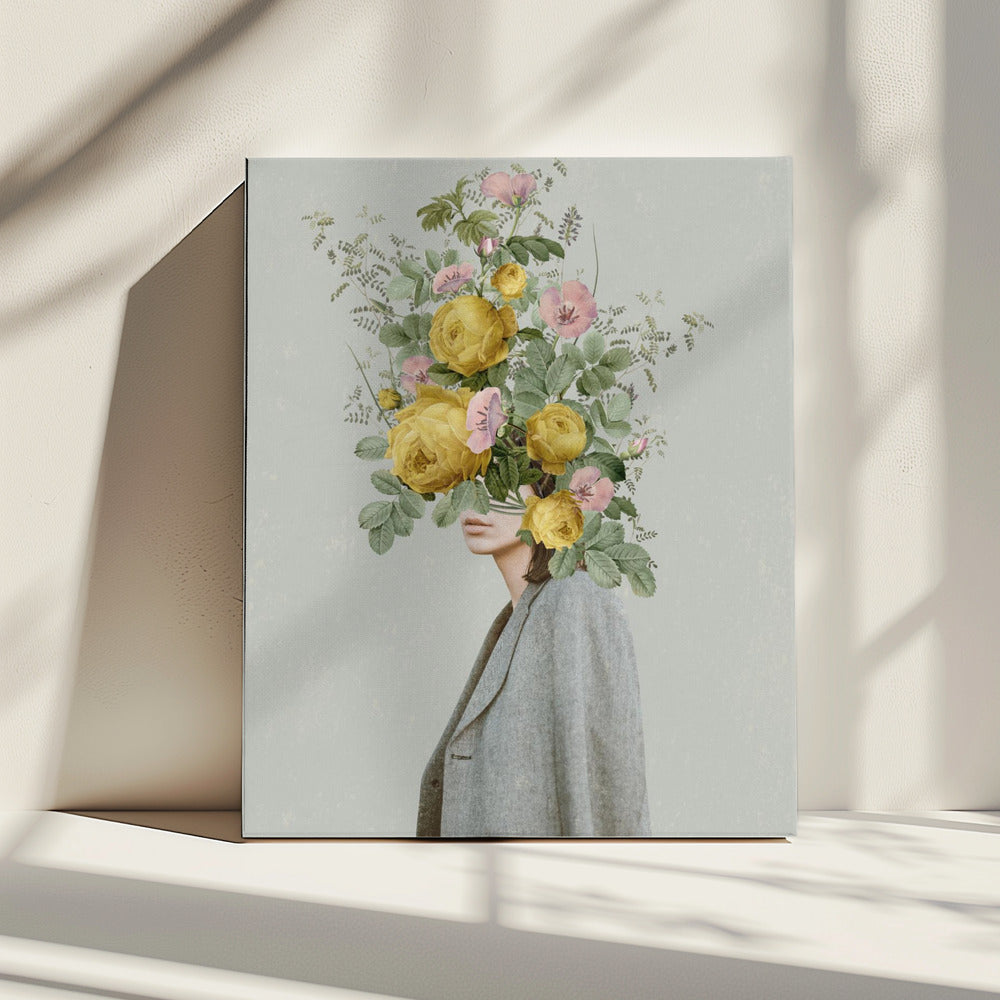 Gelber Blumenstrauß | Leinwand