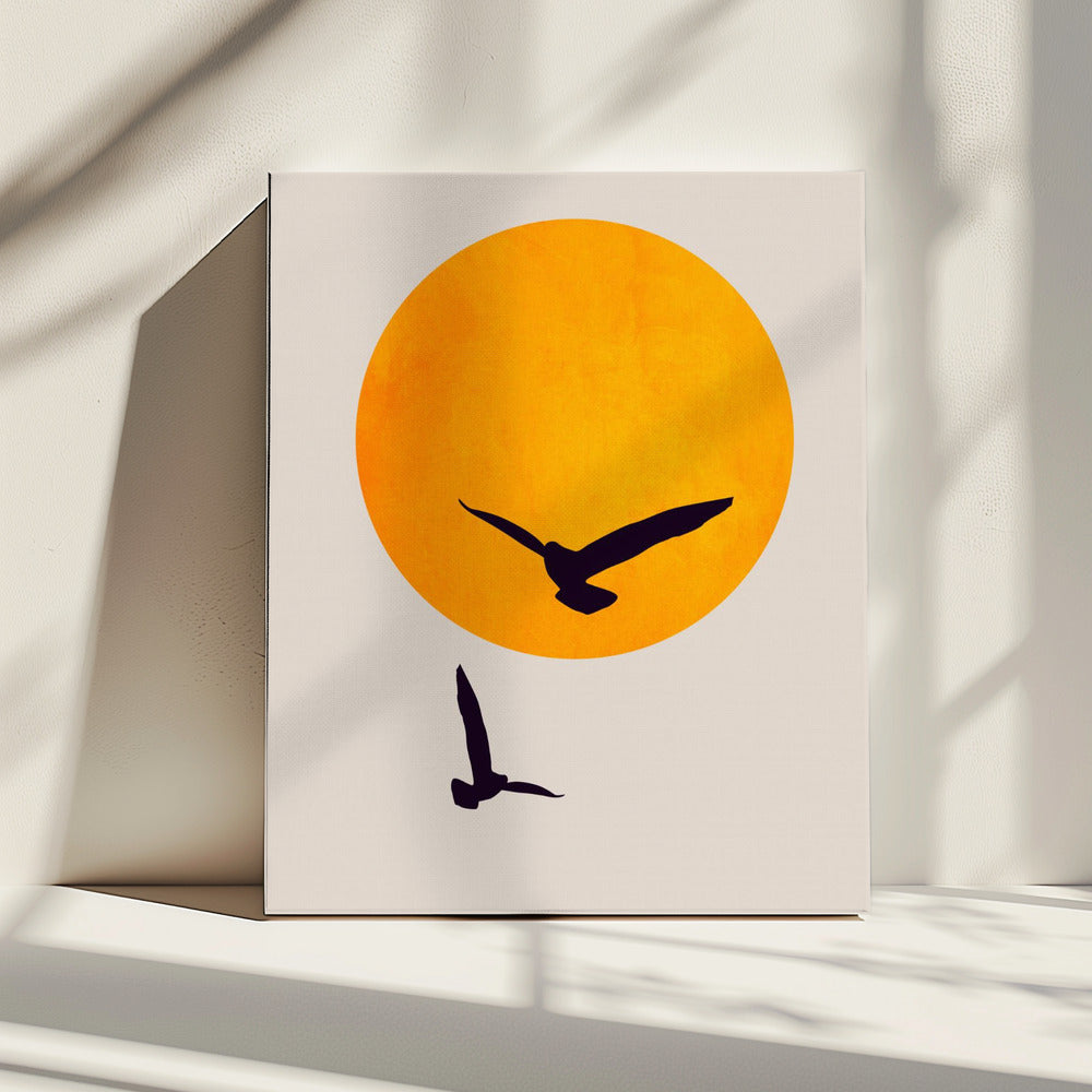 Vögel am Himmel | Leinwand