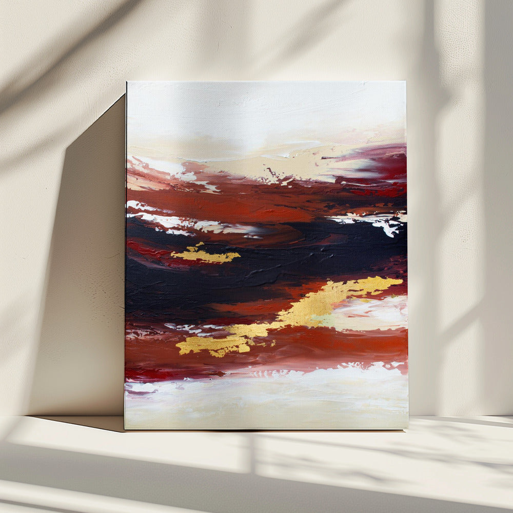 Abstrakter Sonnenuntergang 3 | Leinwand