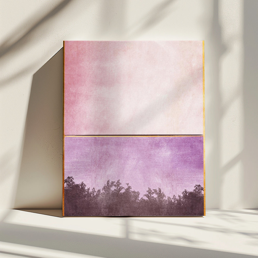 Rosa und Gelb 1 | Leinwand
