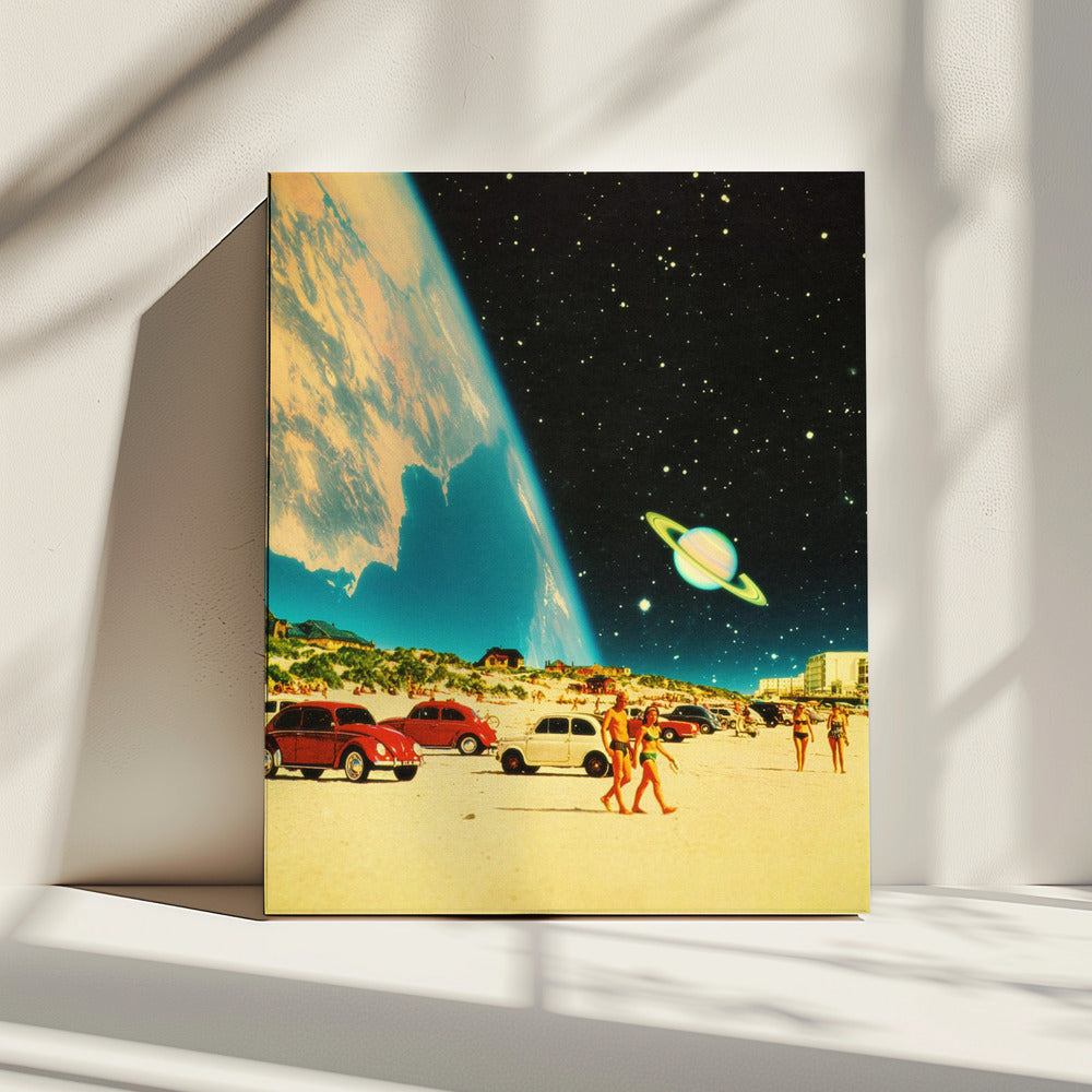 Galaxie Strand | Leinwand
