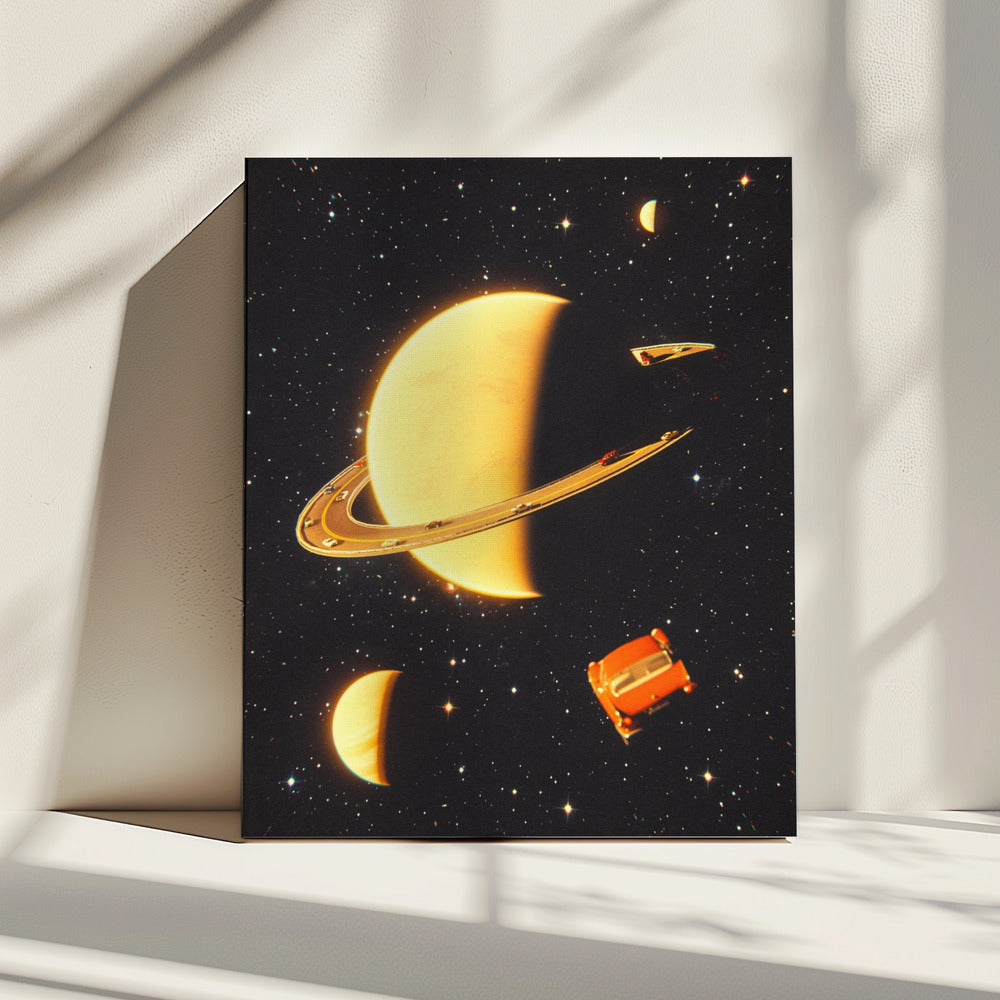 Ringe des Saturn | Leinwand