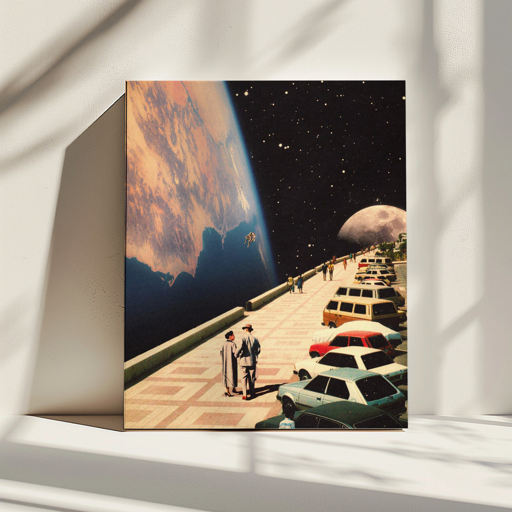 Weltraumpromenade | Leinwand