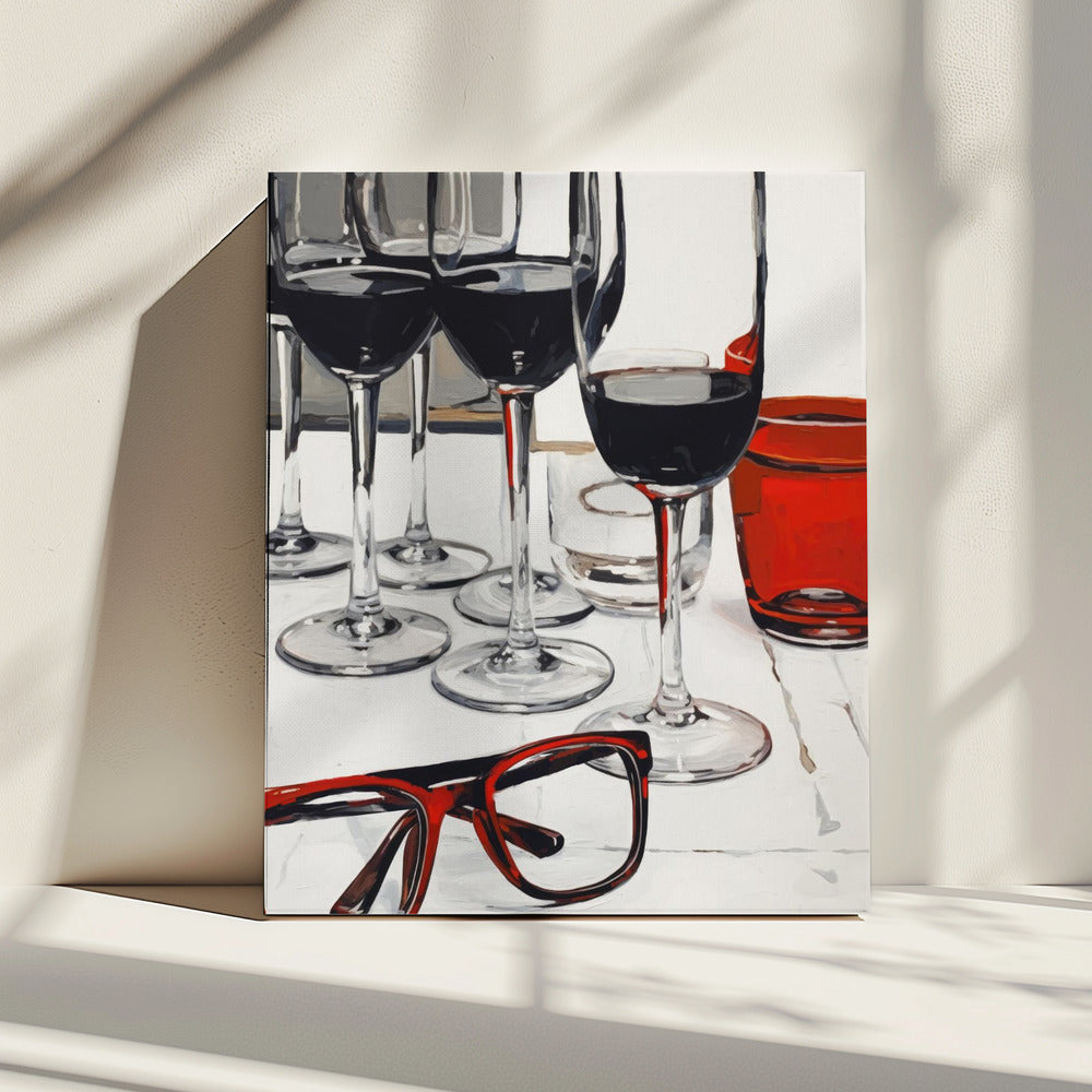 Wine & Reflection | Canvas