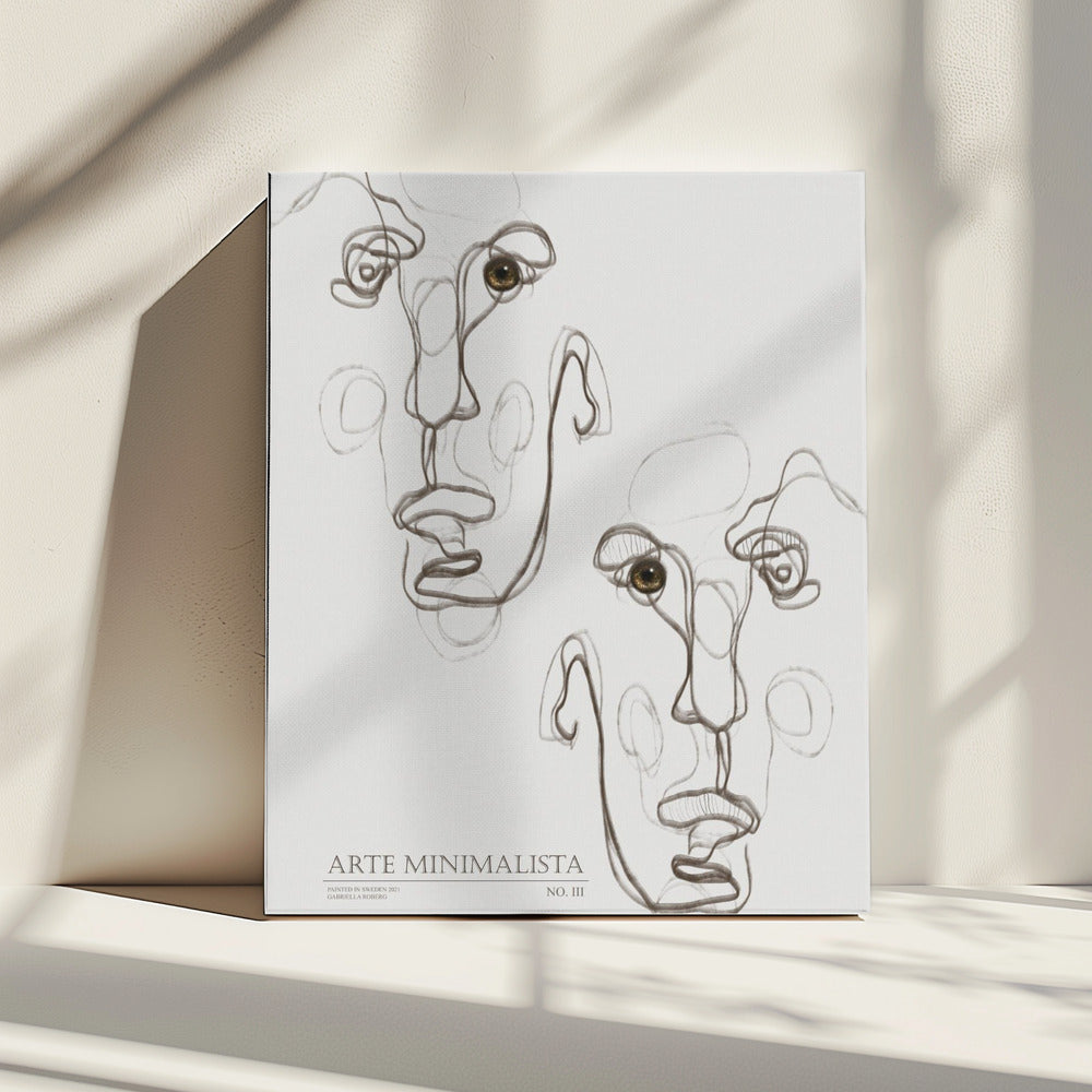 Arte Minimalista Nr. 3 | Leinwand