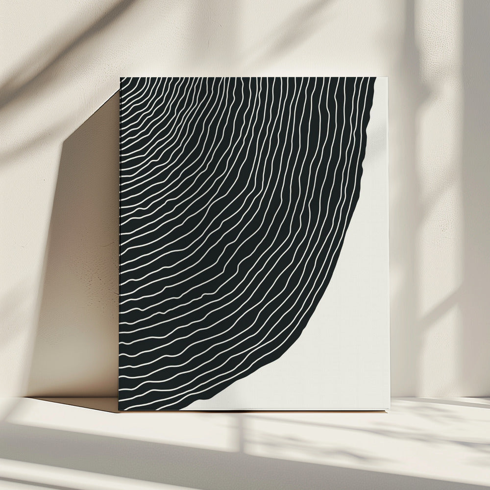 Minimalistisches Liniendesign #1 | Leinwand