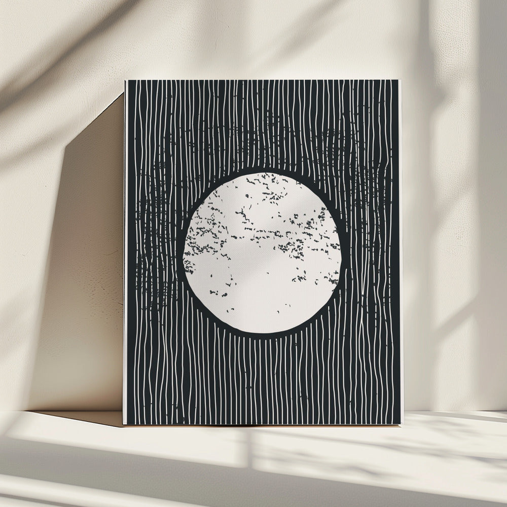 Minimaler Mond | Leinwand