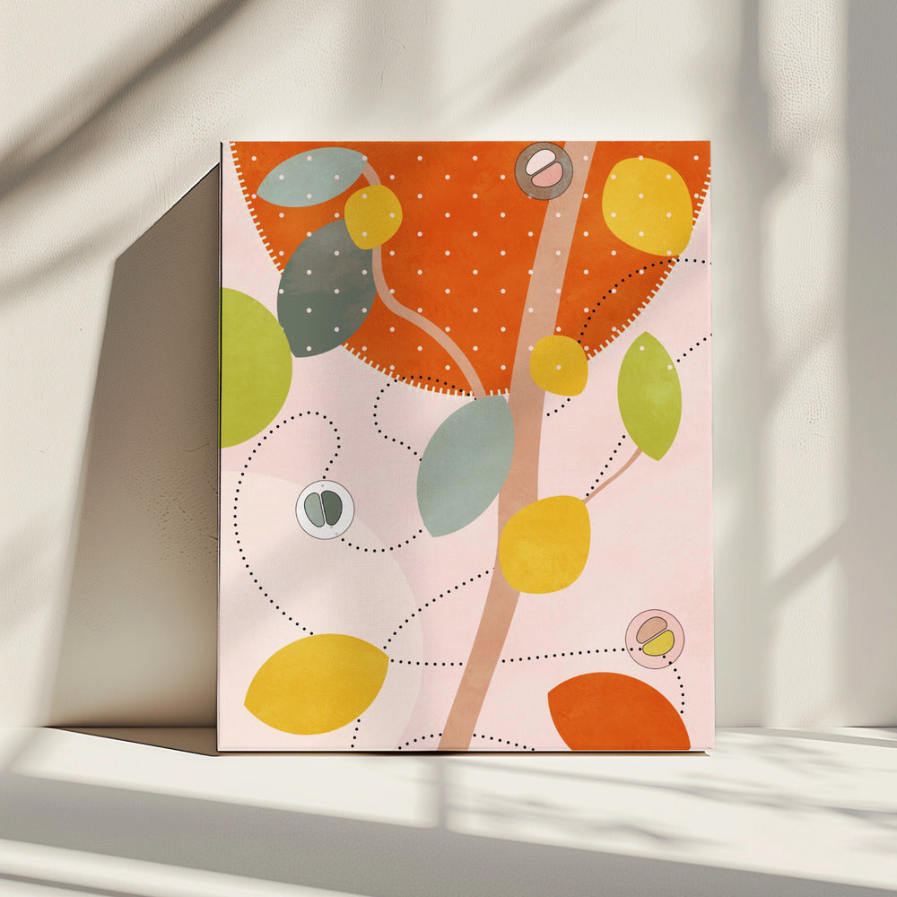 Freundliche Farben Hilma 5 | Leinwand