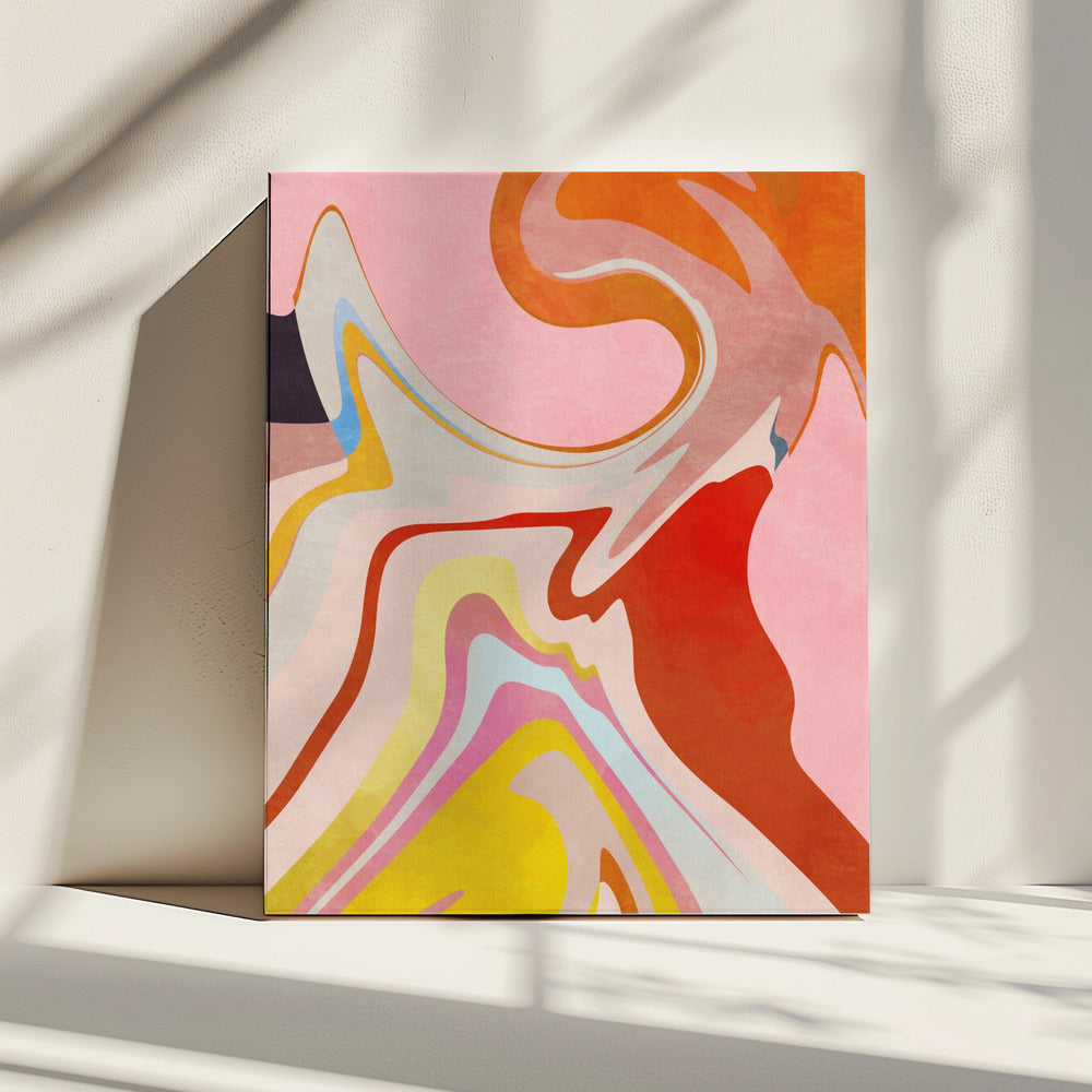 Organic Bauhaus Waved2 | Leinwand