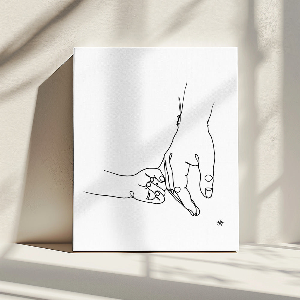 Father and Daughter | Canvas