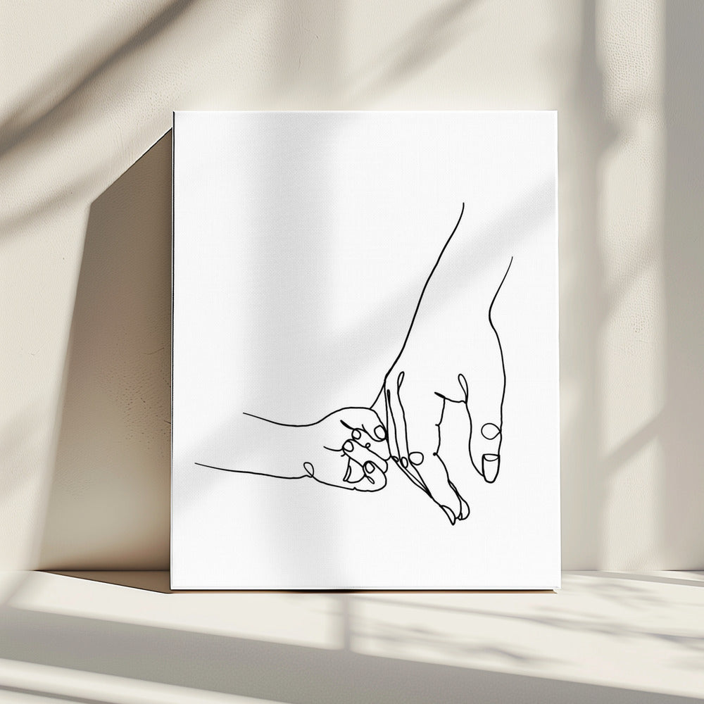 Mutter und Tochter | Leinwand