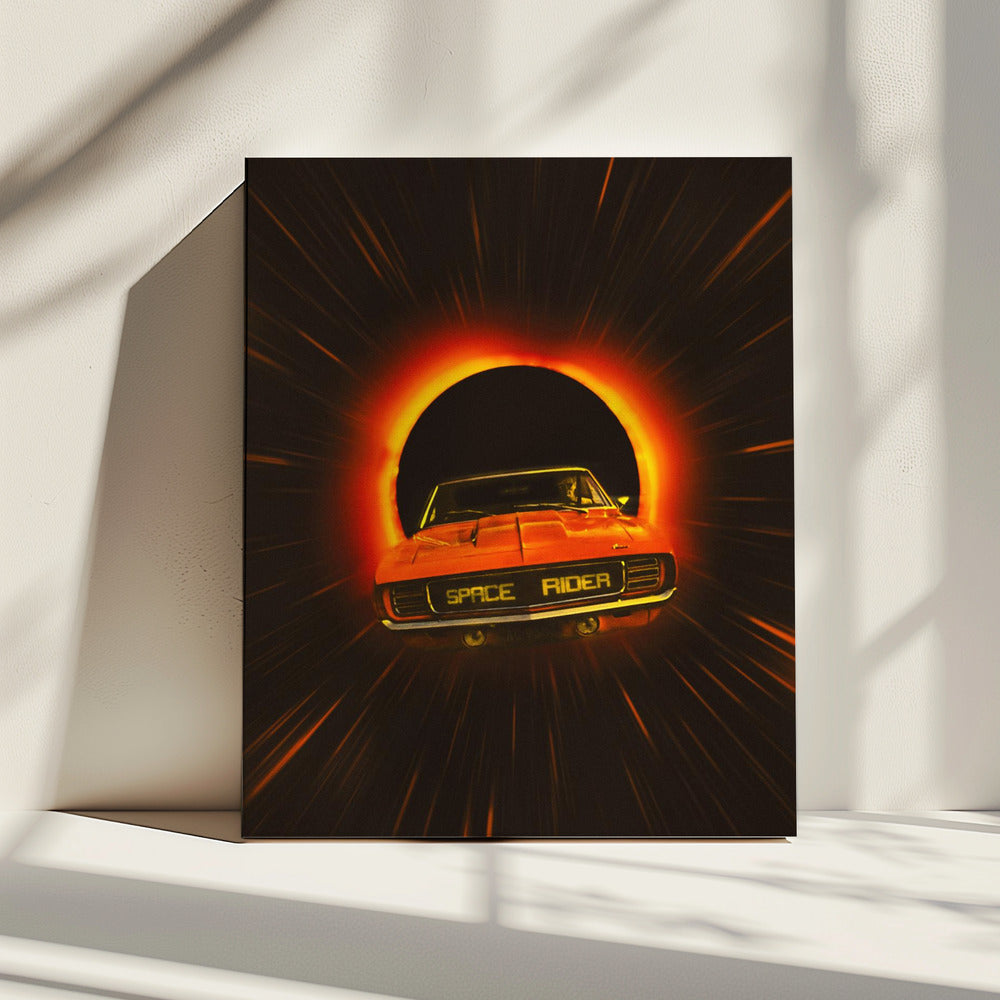 Der Space Rider | Leinwand