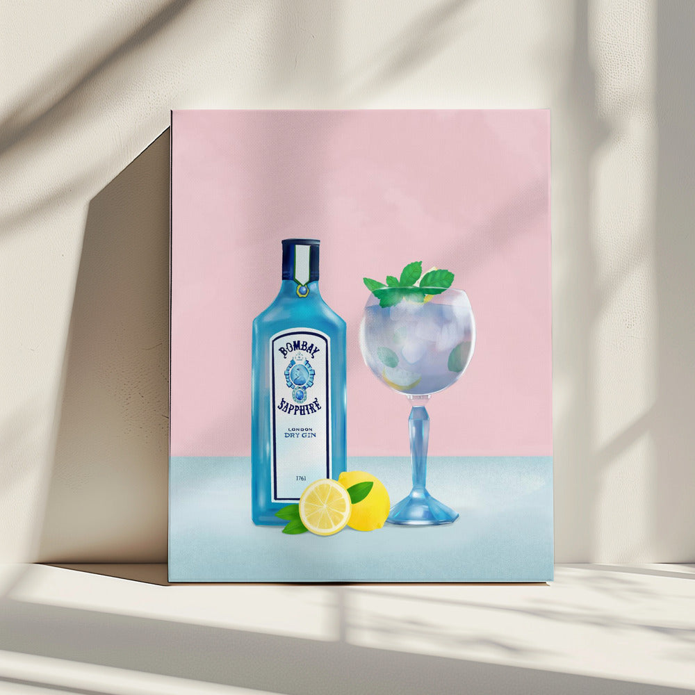 Gin Cocktail | Leinwand