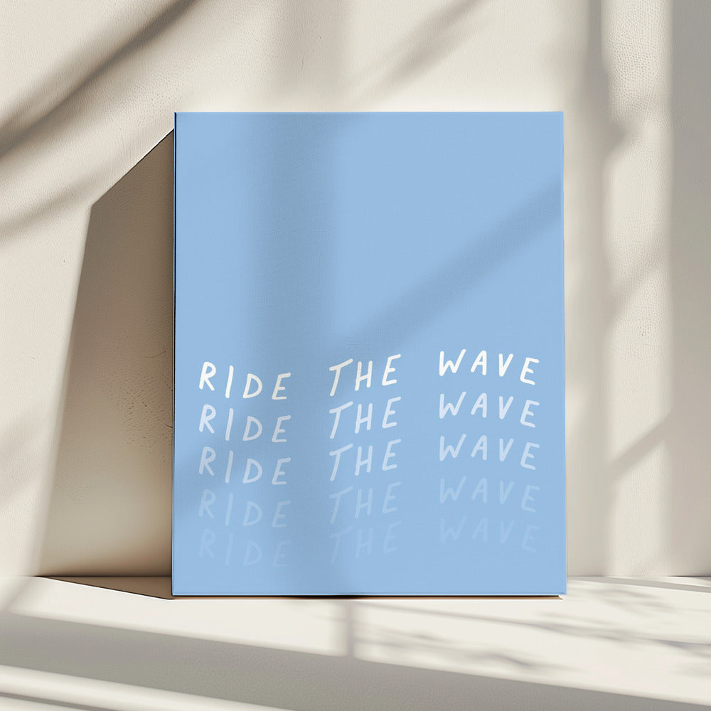 Reite die Welle | Leinwand