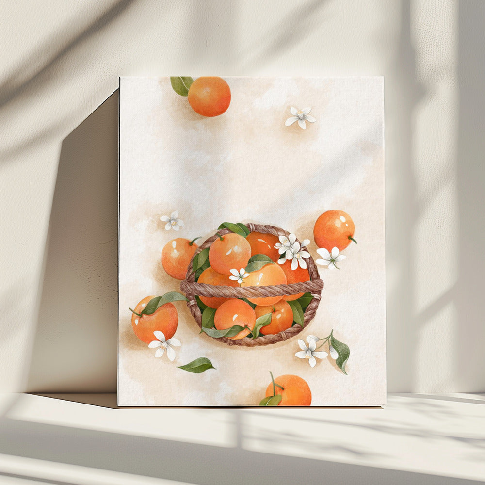 Saftige Orange | Leinwand