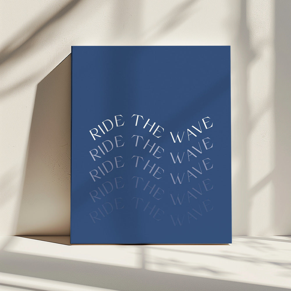 Reite die Welle | Leinwand